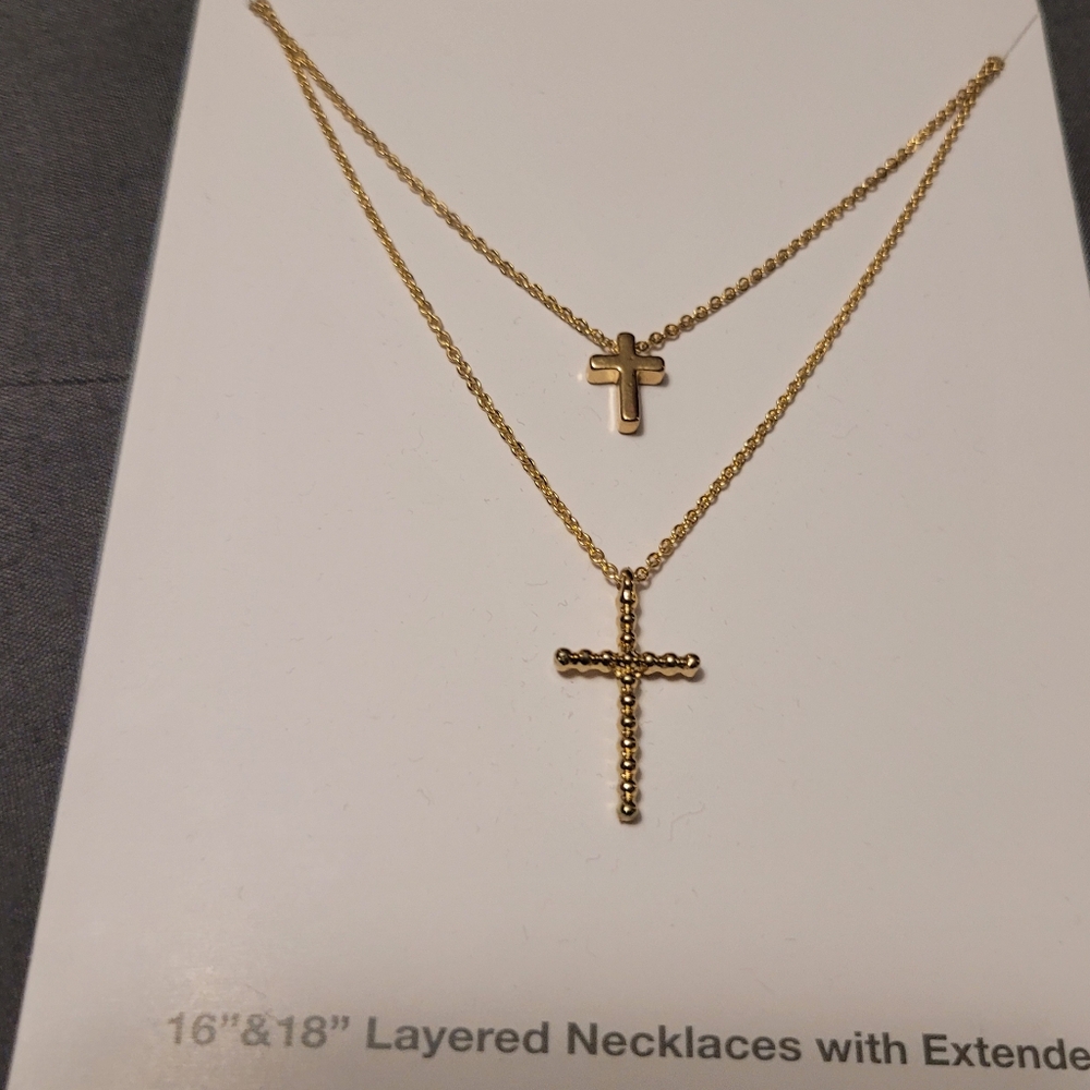 Double layered necklace